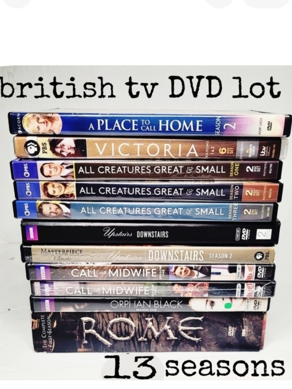 Usa Region 1 British TV DVD Collection Bundle 13 Seasons